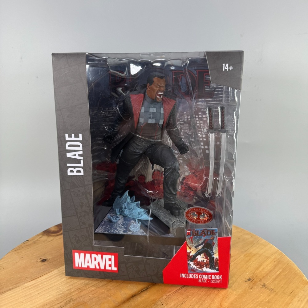 BLADE - McFarlane Toys Platinum Edition - Issue# 1 Action Figure w/ Comic Book